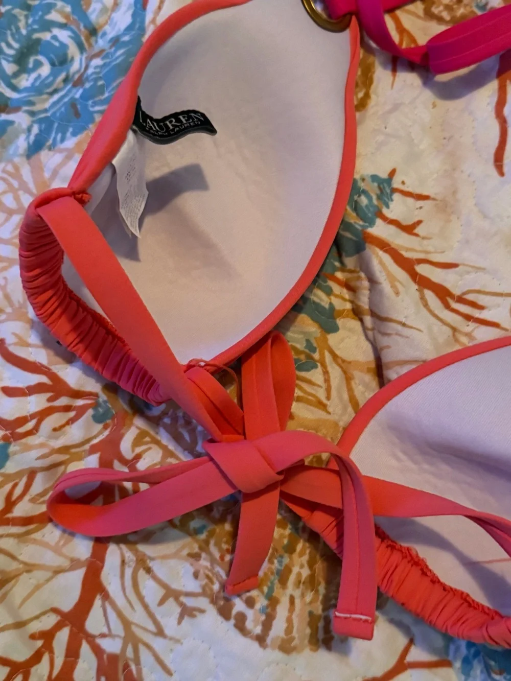 Ralph Lauren Triangle Bikini Top